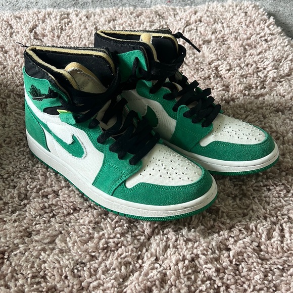nike air jordan 1 zoom comfort stadium green size 8 mens - Picture 1 of 3